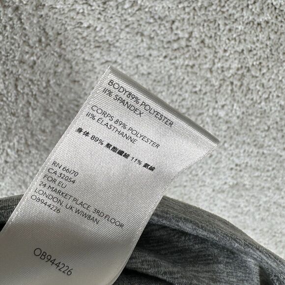 Free People Movement Swerve Lace Side Leggings Size Small Gray Heathered Yoga - Picture 12 of 14